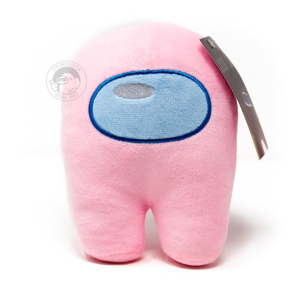 A front view product photo of the rose Among Us: Crewmate Plush by Frisk Wolfie standing. 