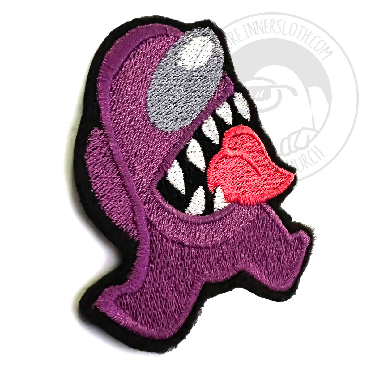 A ¾ view of the Embroidered Impostor Patch.